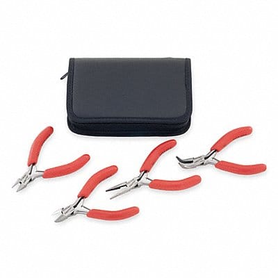 Precision Plier Set Cushion Grip 4 Pcs