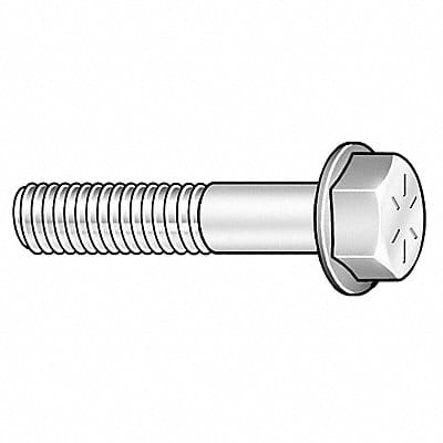 Flange Bolts Fastener L 3 1/2 in PK15