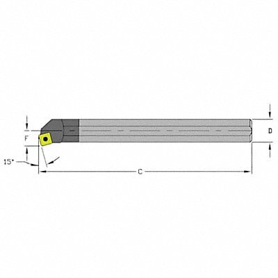 Indexable Boring Bar 5/8 Carbide