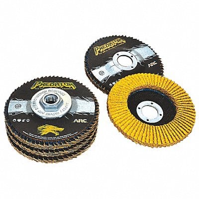 J1543 FlapDsc 50Grit 4-1/2in.d PredatorHardEdg