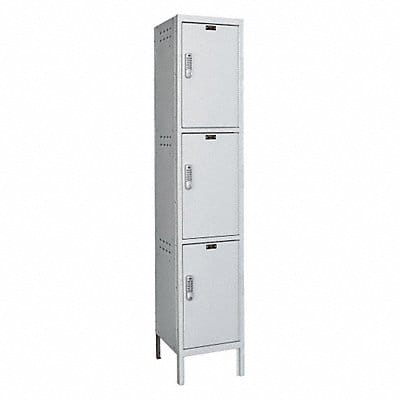 Locker 4x1Lckrs Lt Gry 78 x18 x18