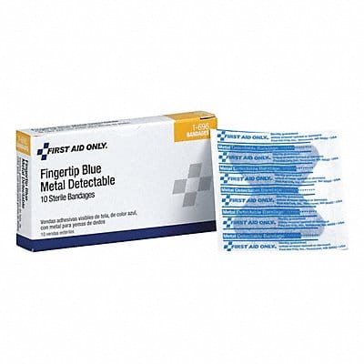 Bandage Blue Fabric 2inLx1-3/8inW PK8