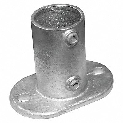 Railing Base Flange Fr Pipe Sz 2 in