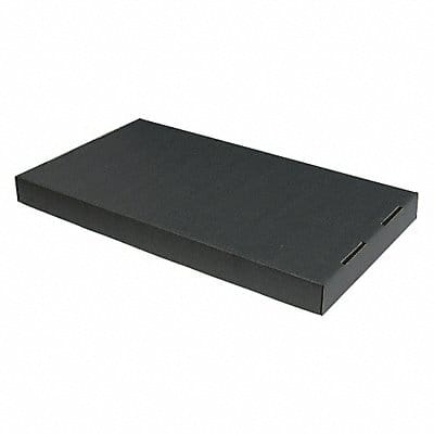 ESD Cndct Lid Black Cardboard 23 1/2 in