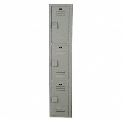 K7520 Wrdrb Lckr 3x1Lckr Gray 72 x12 x18 Assm