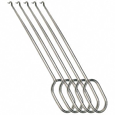 Push Hook Steel Flat 6 In PK5