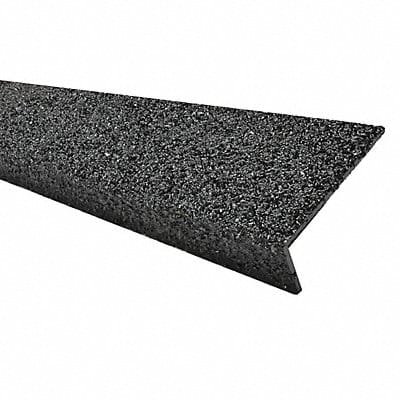 FRP Stair Nosing Black 60in W Fiberglass