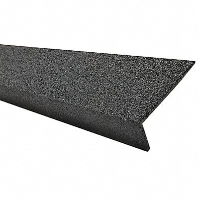 FRP Stair Nosing Black 24in W Fiberglass