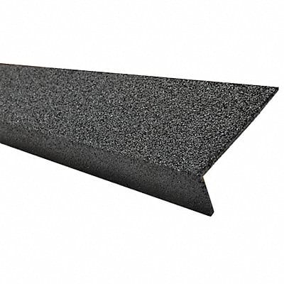 FRP Stair Nosing Black 36in W Fiberglass