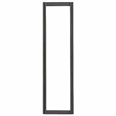 Tip Out Bin Wall Frame W24 In H48 In Blk