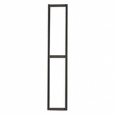 Tip Out Bin Wall Frame W24 In H70 In Blk