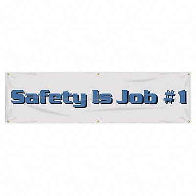 Safety Banner 28in x 96in Poly Sheeting
