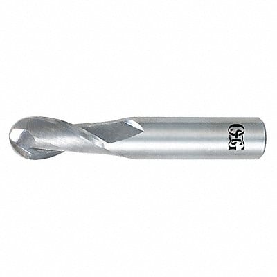 Ball End Mill Single End 3/16 Carbide