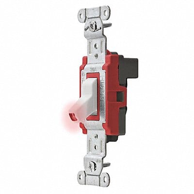Pilot Wll Switch Wht 20A Back SnglPole Pilot Wll Switch Wht 20A Back SnglPole