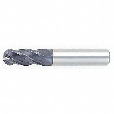 Ball End Mill Single End 3/4 Carbide