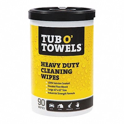 Cleaning Wipes Hvy-Duty 90 Count Canistr