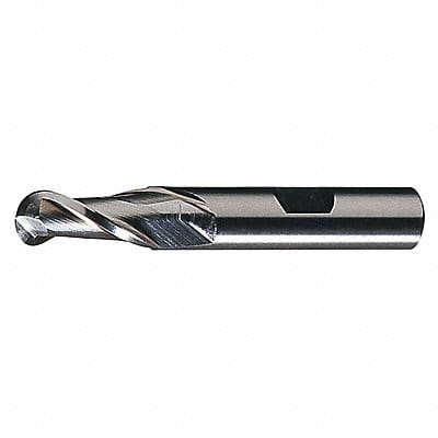 Ball End Mill Single End 3/16 HSS