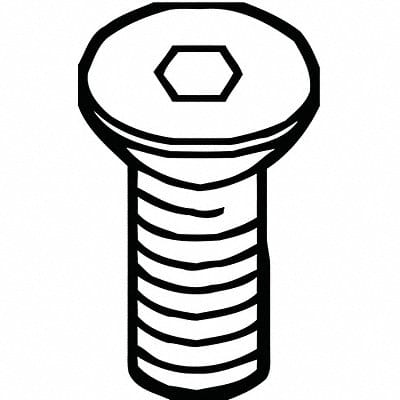 Spare Part SCR S111 4-40 X 3/8 FHCS