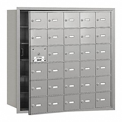 Horiz Mailbox USPS 30Dr Alum FL 35-1/4in
