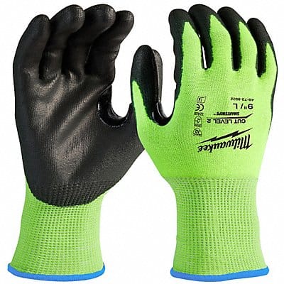 HIGH VIS GLOVE CUT 2 2XL PK12