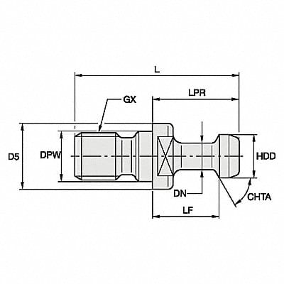 Retention Knob 10.95mm M12