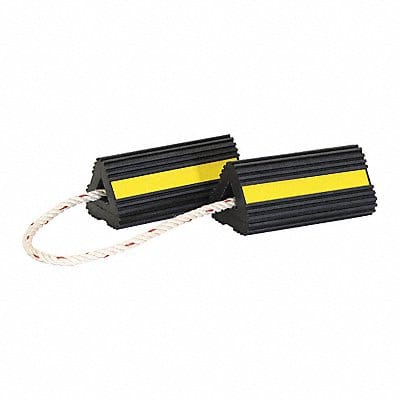 Rubber Wheel Chock Set w/Rope