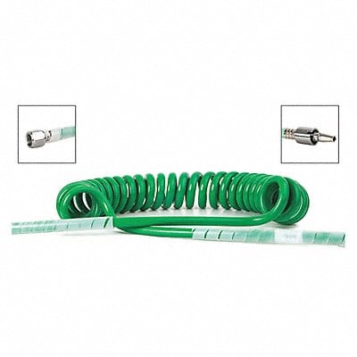 Single Coil Hose O2 Schrader Wall Conn