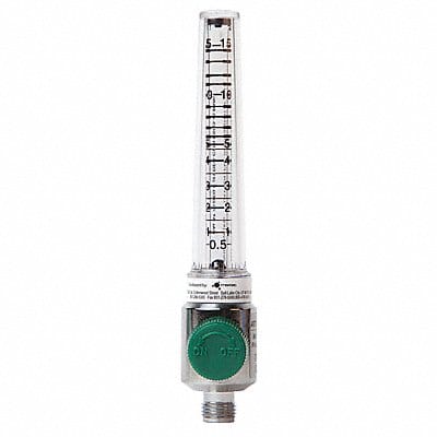 Flow Meter w/ Tight Fittings Up to 15Lpm