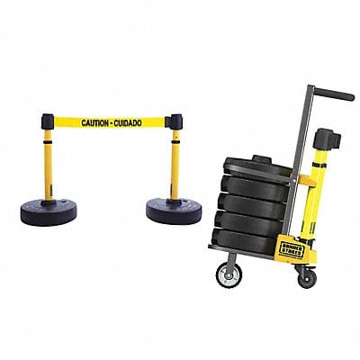 PLUS Barricade Yellow Caution - Cuidado