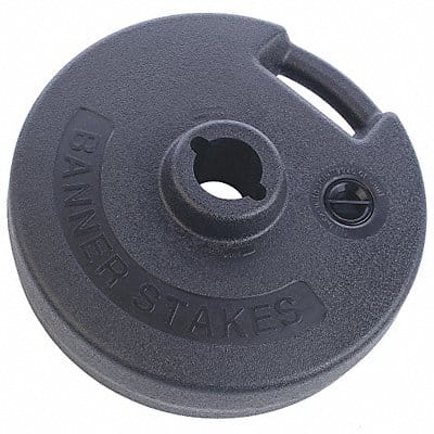 Plastic Banner Base 3 H Black