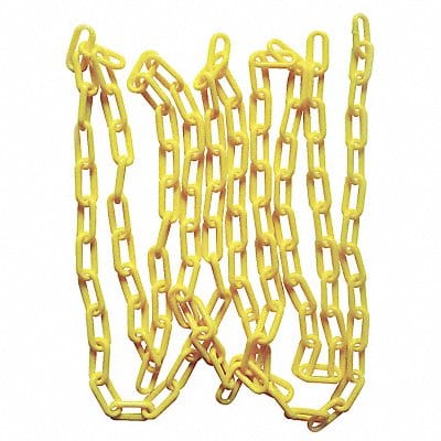 Plastic Chain 100 ft L Yellow