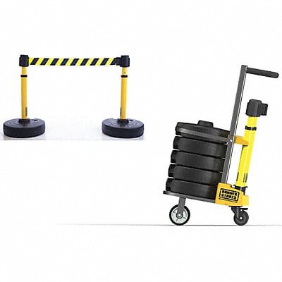 PLUS Barricade Yellow with Black Stripes