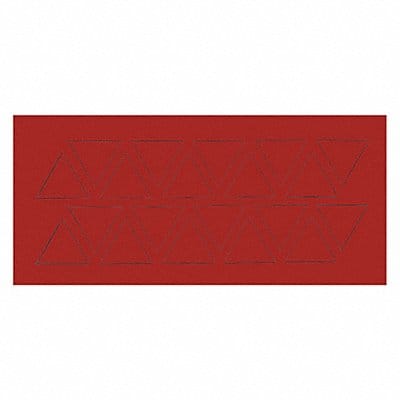 Magnetic Triangles 3/4 in W Red PK20