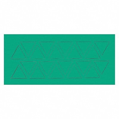 Magnetic Triangles 3/4 in W Green PK20