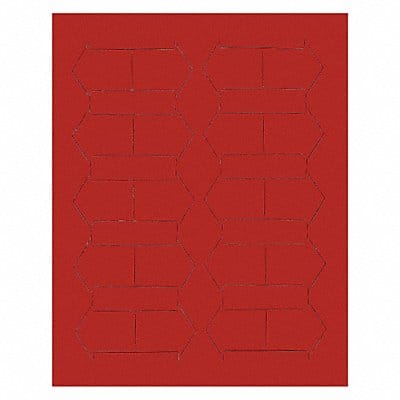 Magnetic Arrows 3/4 in W Red PK20