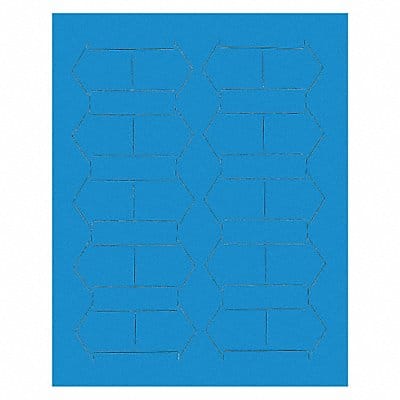 Magnetic Arrows 3/4 in W Blue PK20