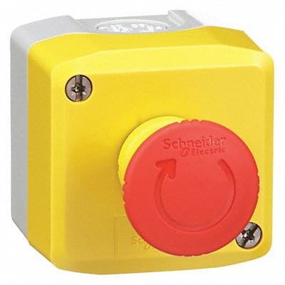Push Buttn Cntrol Station 1NC Mshrm Head