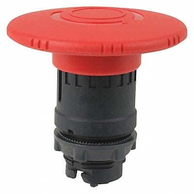 Push Button Red Plastic No Guard 60mm