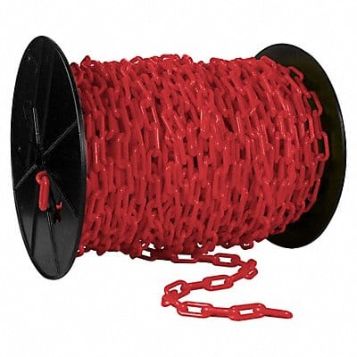 K6946 Plastic Chain 200 ft L Red