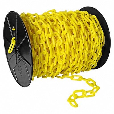 Plastic Chain 125 ft L Yellow