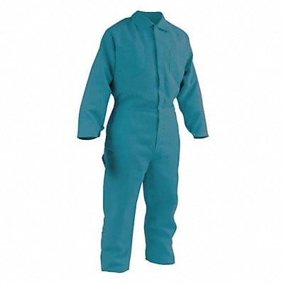 Proban FR Green Coveralls w/Knee Pads M