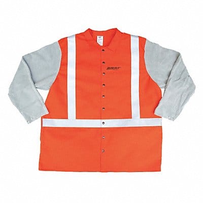 Banwear/Lthr Jacket 30 Orng Rflctv XL