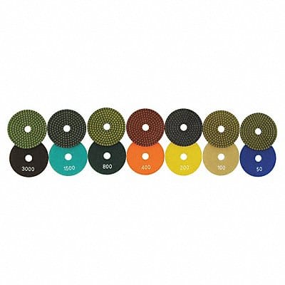 Polishing Pad 4 in Dia 100 Grit
