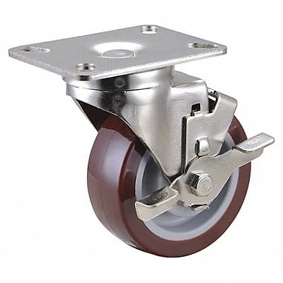 NSF-Listed Plate Caster Swivel 375 lb.