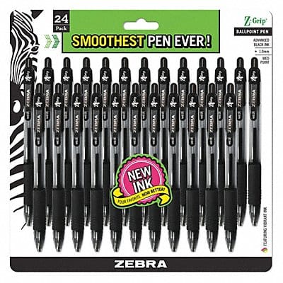 Pen Zgrip Bp Rt 1.0 Bk PK24