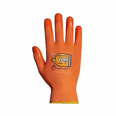 Cut-Resistant Gloves Hi-Viz Orange 10 PR