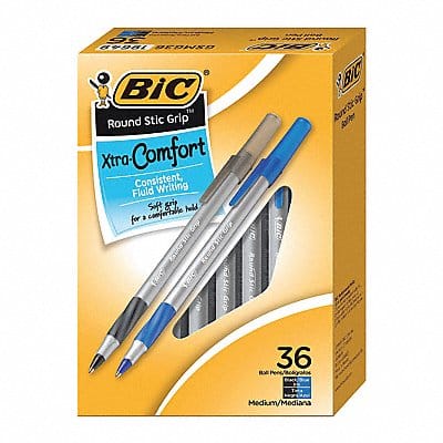 Pen Roundstic Grip Ast PK36