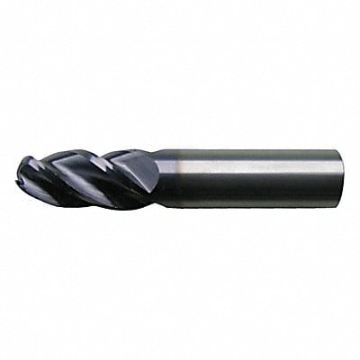 Ball End Mill Single End 7/16 Carbide
