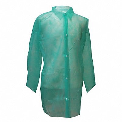 Disposable Lab Coat 2XL Green PK30