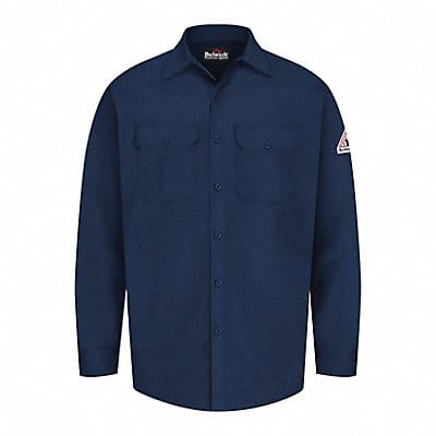 G7306 FR Long Sleeve Shirt Button Navy M